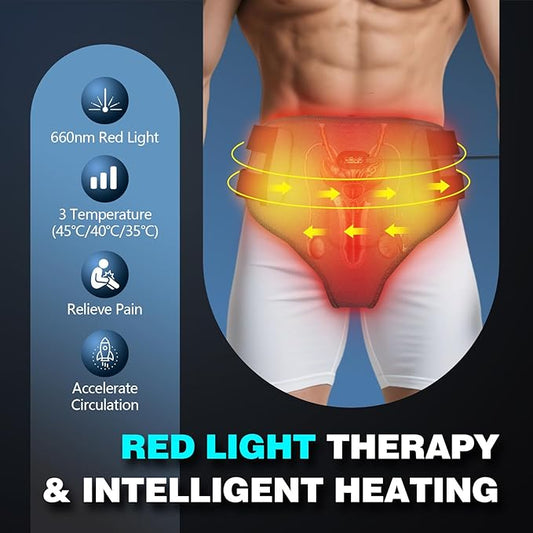 🎄🎁RESUME™ – męskie spodnie do terapii światłem w kolorze czerwonym