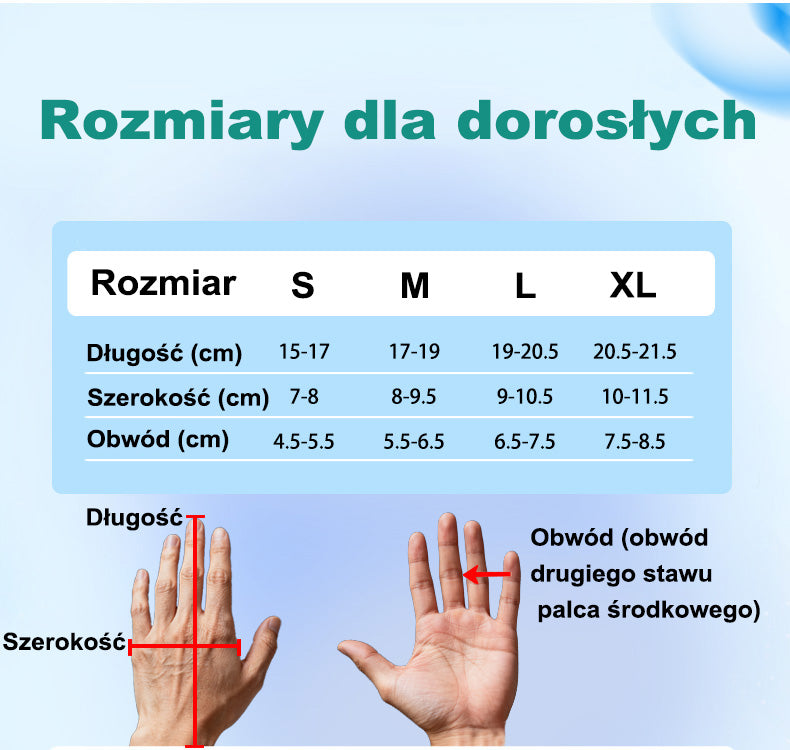 ReHAND™ PIERWSZEJ REHABILITACJI RĘKI(Niebieski/Pomarańczowy)