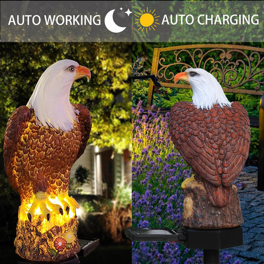 🦅Lampa podłogowa solarna wykonana z żywicy